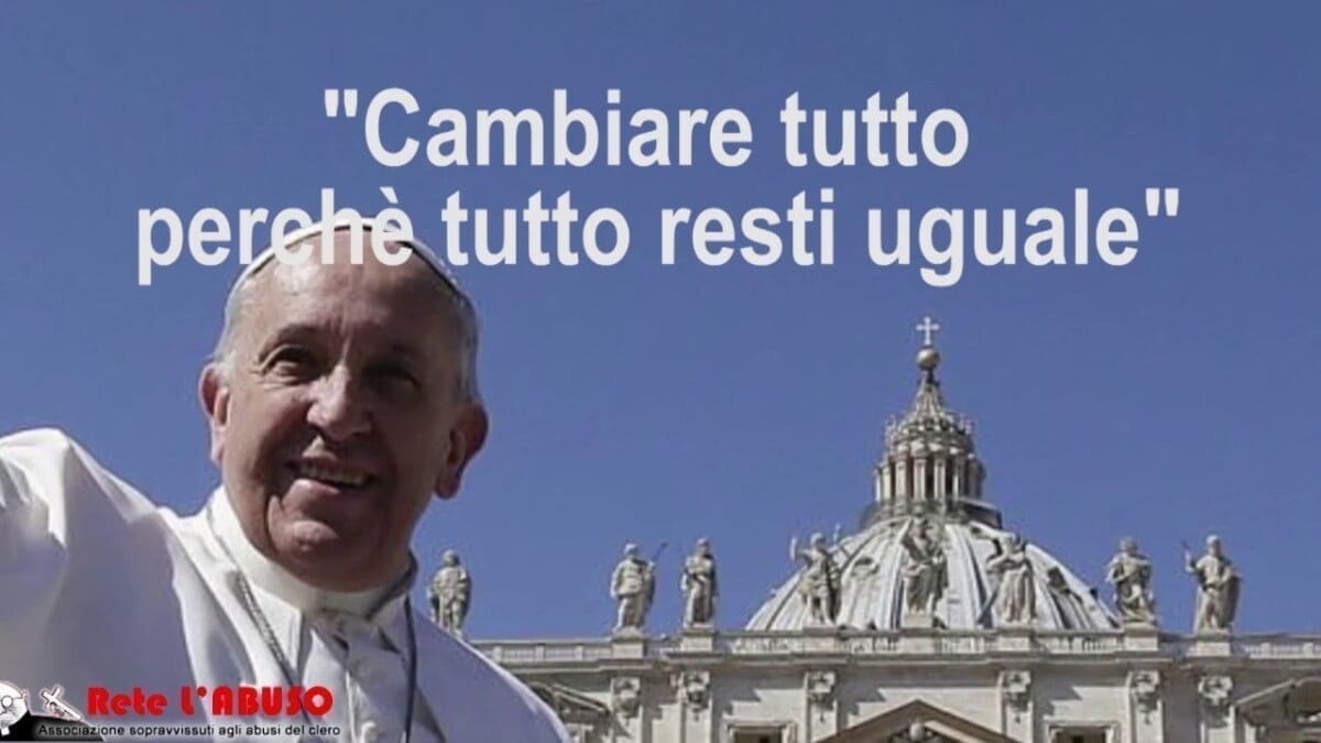 Chiesa & Pedofilia. Le vittime diffidano Papa Francesco. (Sottotitoli in inglese)